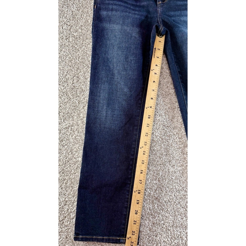 Jag Ruby Straight Crop Denim Blue Jeans Dark Wash Size 4 Inseam 26 4x26 - Picture 2 of 7